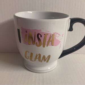 Insta Glam White and Gold Mug